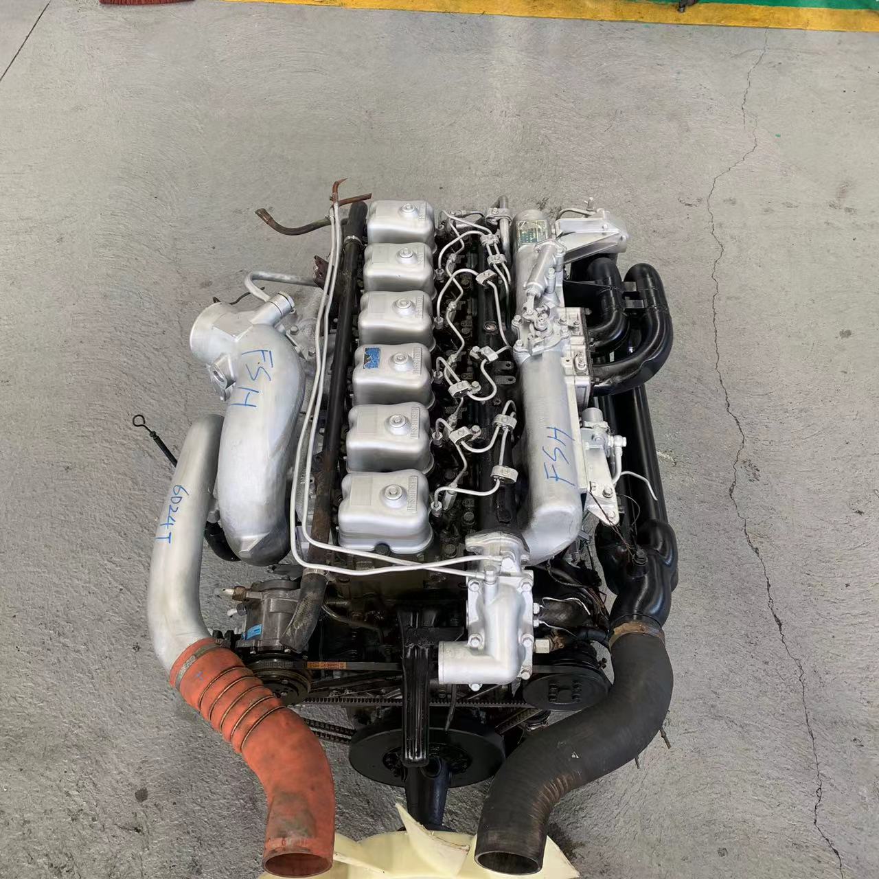 Armada 6D24T Mitsu bishi Mixer Diesel Engine Assy Complete Car Parts Used from Japan