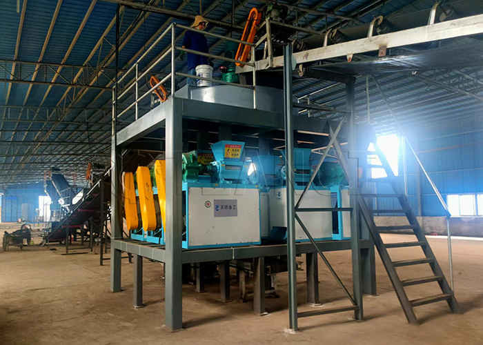 Organic Fertilizer Machine Production Line Double Roller Granulator Bio Fertilizer Making Machine