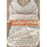 Buy cheap Crochet tops, deep v neck halter top/spaghetti strap tank tops/lace colete croche/wh from wholesalers