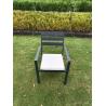 Buy cheap 64cm Height Armrest Aluminium Stacking Chair Outdoor Powder Coating from wholesalers