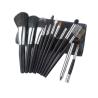 Buy cheap ODM Eco Friendly Black Cosmetic Makeup Brush Set Wooden Handle from wholesalers