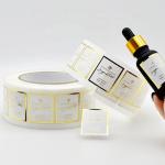 Recycled White Plastic Sticker Labels Labels For Cosmetic Beauty