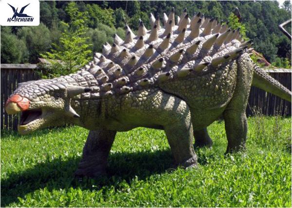 Buy cheap Life Size Animatronic Dinosaur Realistic Resin Waterproof Ankylosaurus Display from wholesalers