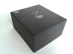 Luxury Rigid Board Gift Packaging Boxes, Black Coated Paper Boxes For Electronic
