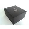 Buy cheap Luxury Rigid Board Gift Packaging Boxes, Black Coated Paper Boxes For Electronics Packaging from wholesalers