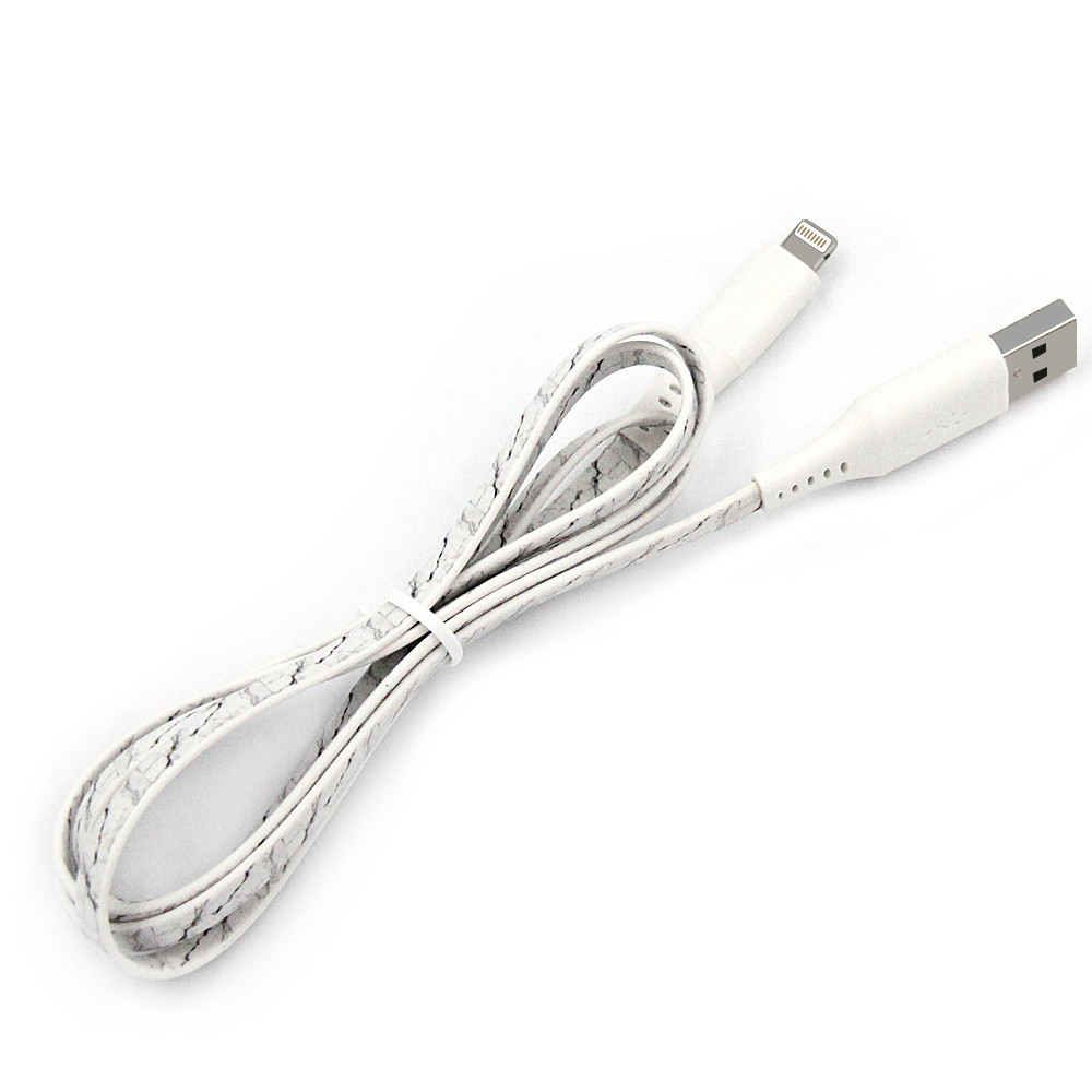 Marbling Printing Usb C To Lightning Cord , 480Mbps Ipad Charger Cable