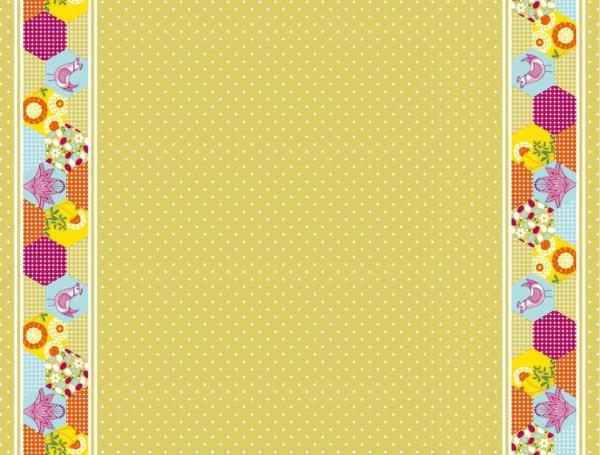 Buy cheap Premium Yellow Paper Tablecloth , 54x108 Camping Picnic Table Covers from wholesalers