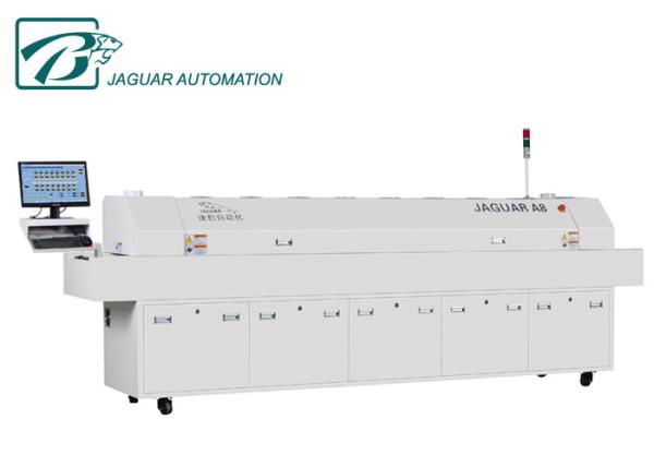 Quality SMT Infrared Reflow Soldering Machine For LED Light Hot / Cool Air White Color for sale