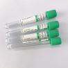 Buy cheap PET / Glass BD Sodium Heparin Blood Tube For Emergency Biochemical Tests from wholesalers