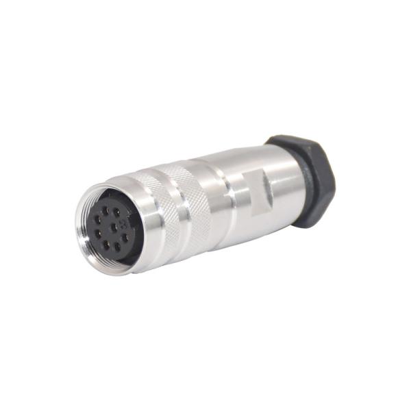 Buy cheap Waterproof IP67 M16 Female Connector Female Shielded Metal Assembly Type from wholesalers
