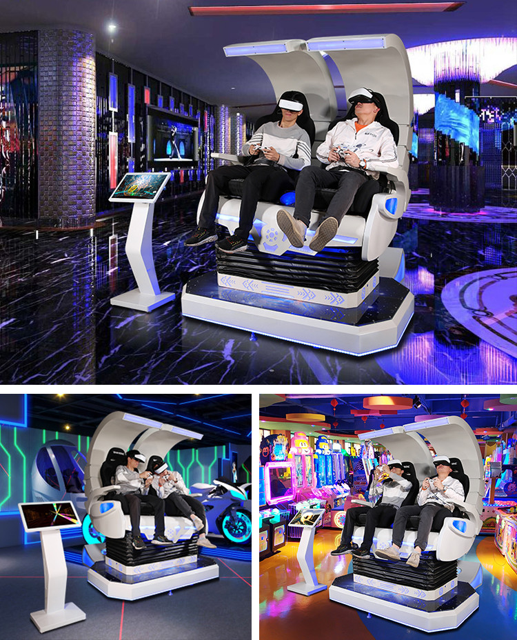 9D Double Players VR Chair Simulator Adults VR Godzilla Game Machine