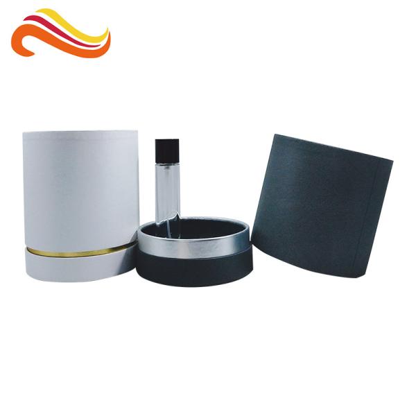 Buy cheap Customized Gold Stamping Logo Cardboard Round Tube Cylinder Gift Box Packaging from wholesalers