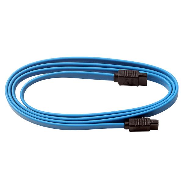 Buy cheap 1M 3.3ft Blue Straight Locking Latching SATA III Cable Serial from wholesalers