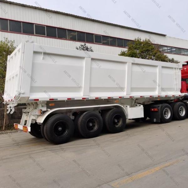 Buy cheap 12 Tire Number High Capacity Heavy Duty Mining Rear Tipper Dump Truck Semi Trailer from wholesalers