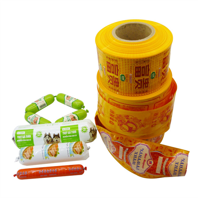 Artificial Sausage Casing Customized Printing Available Plastic Sausage Casing