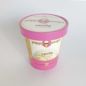 Wholesale Custom Printed Ice Cream Paper Cup With Lid For Frozen Yogurt 14oz 420ml from china suppliers