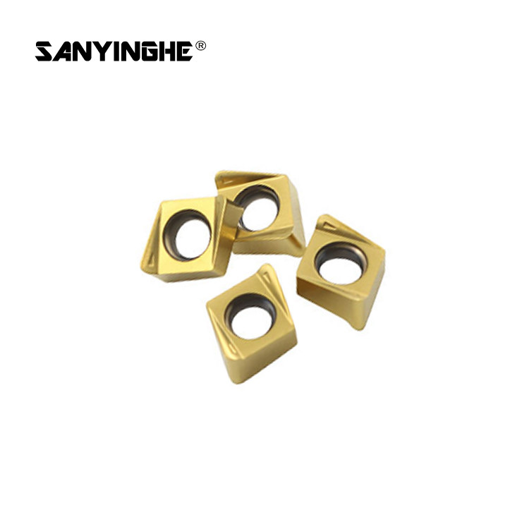 PCD Turning Inserts For Aluminum Face Milling Apkt160408 Pcd Cutting Tools