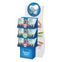 Buy cheap 350g CCNB Custom Floor Corrugated Cardboard Display Stands B Flute product