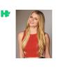Buy cheap Blonde Color Hair Beautiful Girl Wear Synthetic Clip In Hair Extension Popular from wholesalers