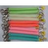 Buy cheap Custom Pantone Colors Spiral Coil Key Chains w/Metal Snap Clip and 12mm Split Ring from wholesalers