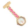 Buy cheap ALK Flower Type Nurse Watches Diamond Fob Nurse Pocket Watch Silver Nursing Gift Rose Gold Brooch Doctor Medical Quartz from wholesalers