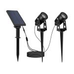 6000K 100-200LM Solar Powered Garden Spike Lights / Solar Landscaping Spotlights