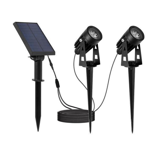Buy cheap 6000K 100-200LM Solar Powered Garden Spike Lights / Solar Landscaping Spotlights from wholesalers