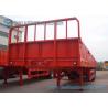 Buy cheap 60 Ton Heavy Flatbed Semi Trailer FUWA Tri Axles Semi Cargo Trailer from wholesalers