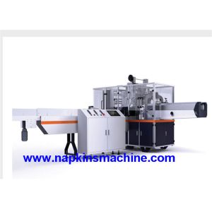 China High Capacity Facial Tissue Packing Machine / Handkerchief Making Machine on sale