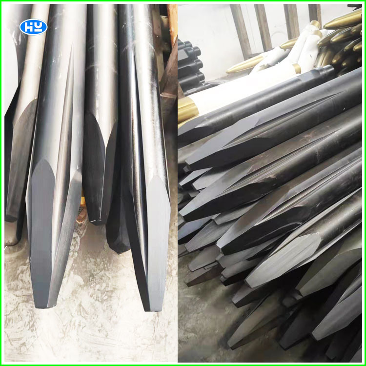 SB50 Hydraulic Breaker Hammer Chisels Excavator Breaker Spare Parts 140mm