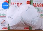 Comfortable KN95 Disposable Face Mask / 20 - Pack Foldable N95 Mask
