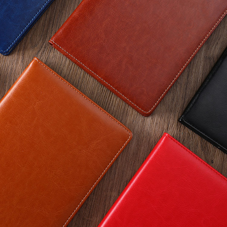 Hard Cover Portable Custom Classic Blank Notebook PU Leather Waterproof for Students