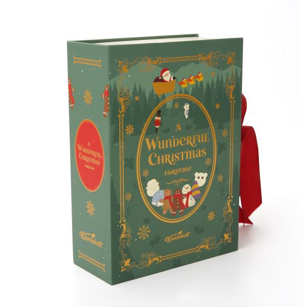 Custom Printed Luxury Gift Boxes Cardboard Magnetic Flip Rectangle Pop Up