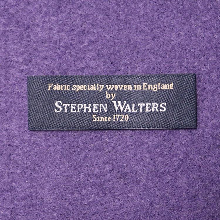 End Fold Fabric Woven Clothing Labels Sewing Fabric Custom Neck Labels Tag