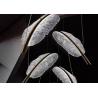 Buy cheap French modern minimalist luxury living room ceiling lamp high-end feather art high-end restaurant chandelier from wholesalers