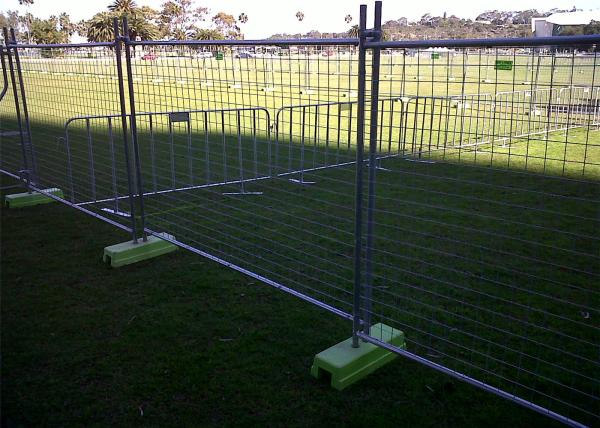 Buy cheap BLUFF POINT OD 40 temporary fencing for sale 2100mm x 2400mm weight 25kg temp fencing panels supplier from wholesalers