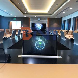 Buy cheap Conference Central Control Ultra Thin Pop Up LCD Lift from wholesalers