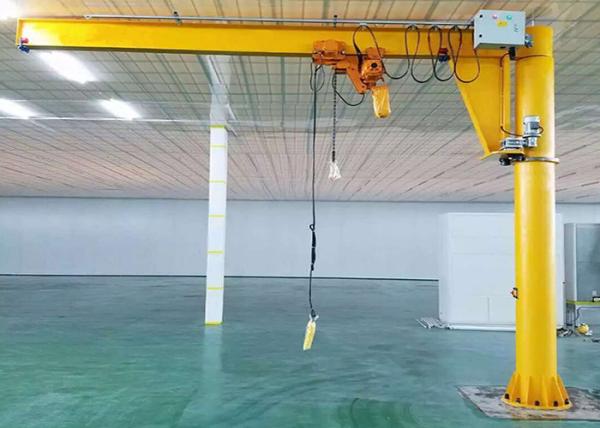 Buy cheap Floor Mounted Fix Column Free Standing 5t Engine Lift Jib Crane from wholesalers