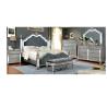 Buy cheap Wood Master Bedroom Furniture Upholstered Platform Bed from wholesalers