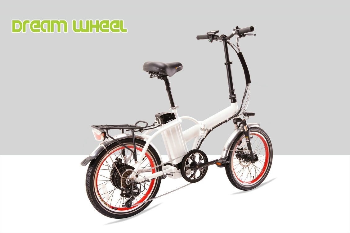 Adult Electric Folding Bike 250W 36V , 20 Inch Collapsible Electric Bike