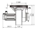 Horizontal Planetary Reducer Series AGV Drive Unit 3000Watt Driving