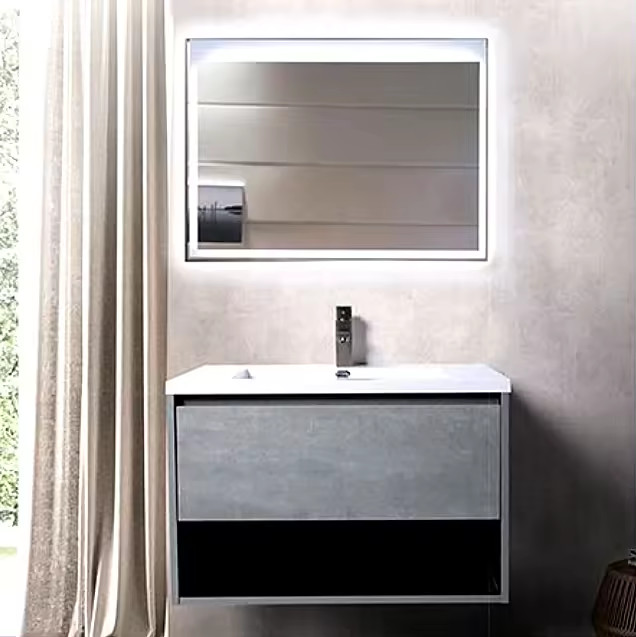 Small 42 Inch Toilet Sink Unit Cloakroom Vanity And Basin Combo