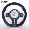 Buy cheap Black Alcantara Genuine BMW Carbon Fiber Steering Wheel With LED Lights from wholesalers