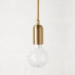 Small Glear glass pendant lights for indoor Dining room Kitchen Lighting