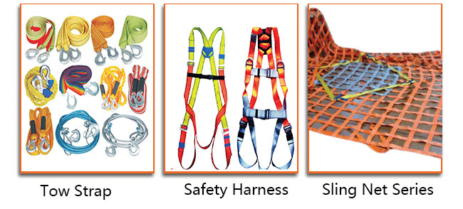 10000kg Polyester Webbing Lifting Slings EN1492-1 Crane Equipment Lifting Straps