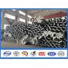 Buy cheap Octagonal Hot dip Galvanized Q345 Steel 11m Electrical Power Pole with holes from wholesalers