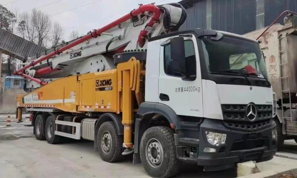 Buy cheap 2.6mm Vibrating Amplitude Semi-Dry Shotcrete Used Truck Mounted Pump for Construction Machine from wholesalers