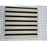 Buy cheap Flame Fire Prevention acoustic wood slat panels 600*2700*21mm White color from wholesalers