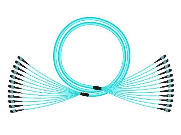 Buy cheap G657A1 OM4 MPO MTP 144 Fiber Trunk Cable with LSZH PVC Jacket from wholesalers