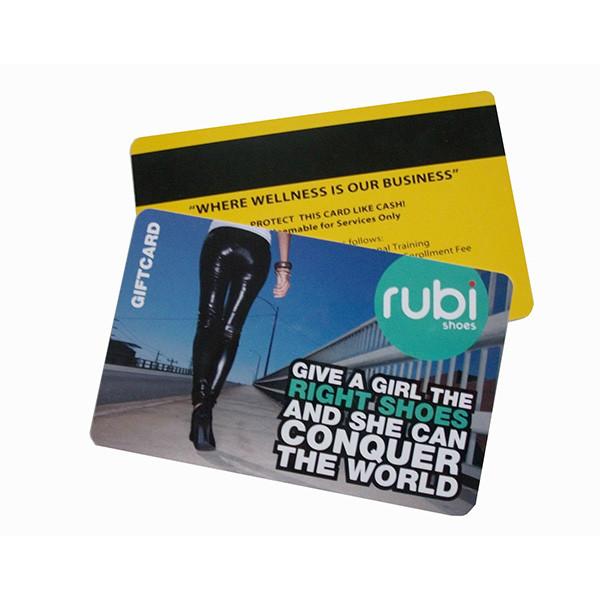 Buy cheap High Quality Plastic Glossy PVC Name Business Card,4 Color offset printing magnetic stripe PVC Card for VIP card from wholesalers